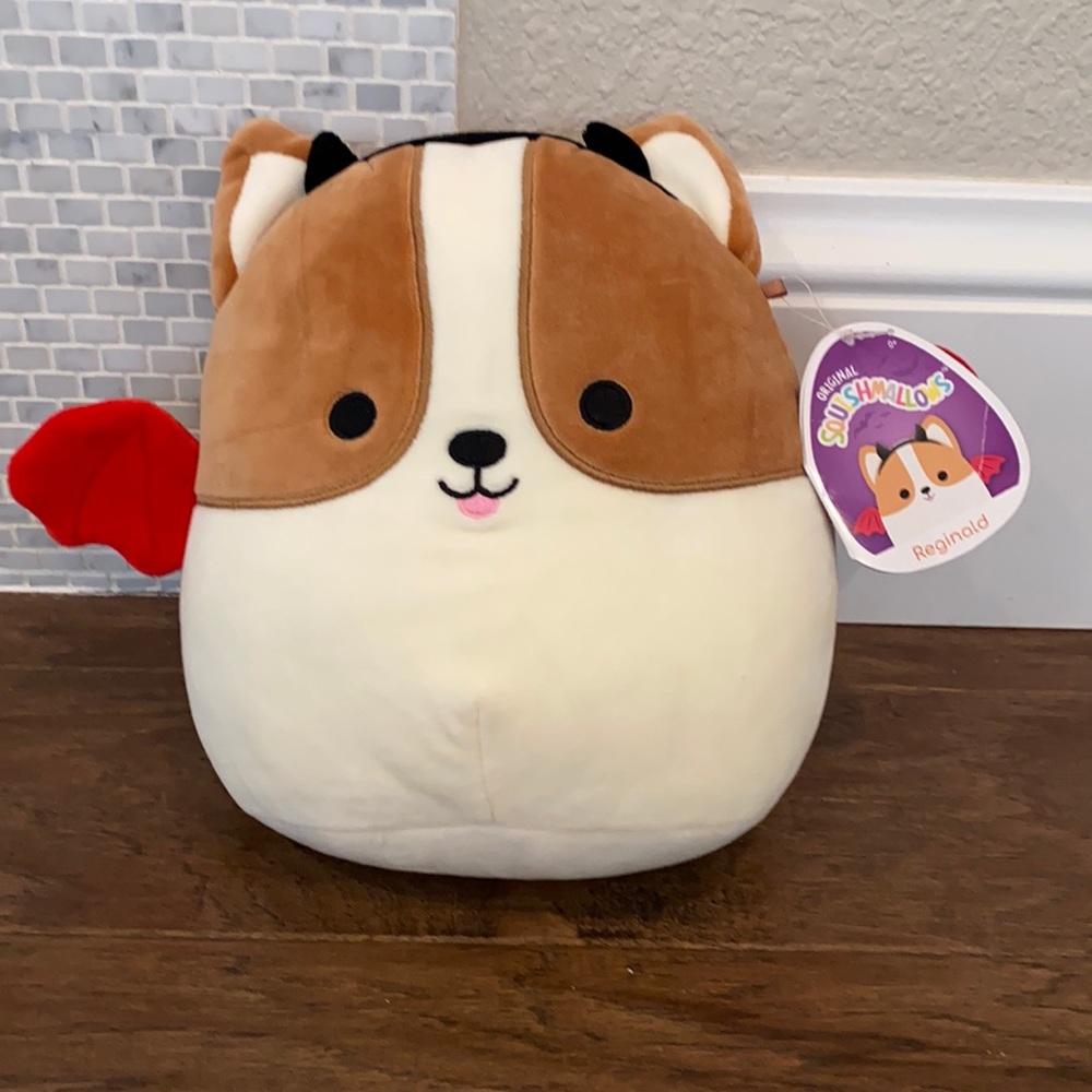 Reginald Dog Bat SquishMallow 8’